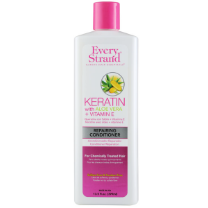 EVERY STRAND Keratin with Aloe Vera + Vitamin E Repairing Conditioner / 13.5 oz 399 ml